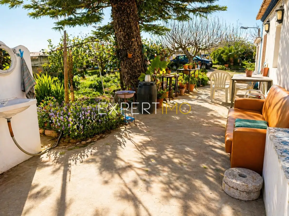 Pátio - Quinta com Casa Térrea T3, T1 e Terreno em Santa Catarina, Tavira (15)